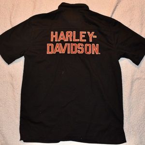Men's Harley-Davidson Short Sleeve Button Down MED